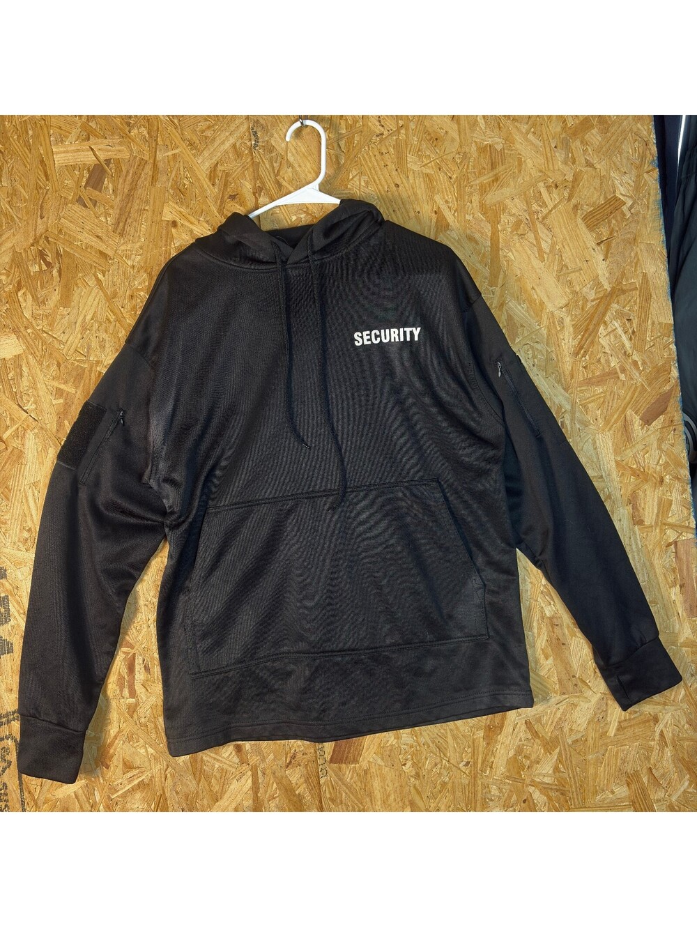 Rothco black Security hooded pullover